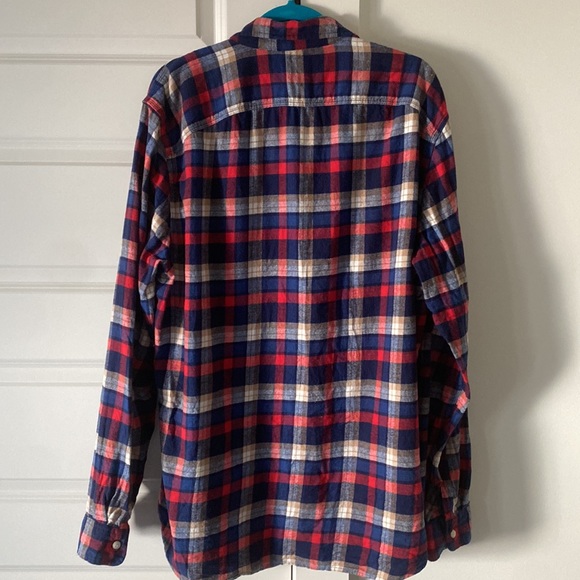 Mens plaid red, white and blue flannel size XXL from Gap - Picture 6 of 6